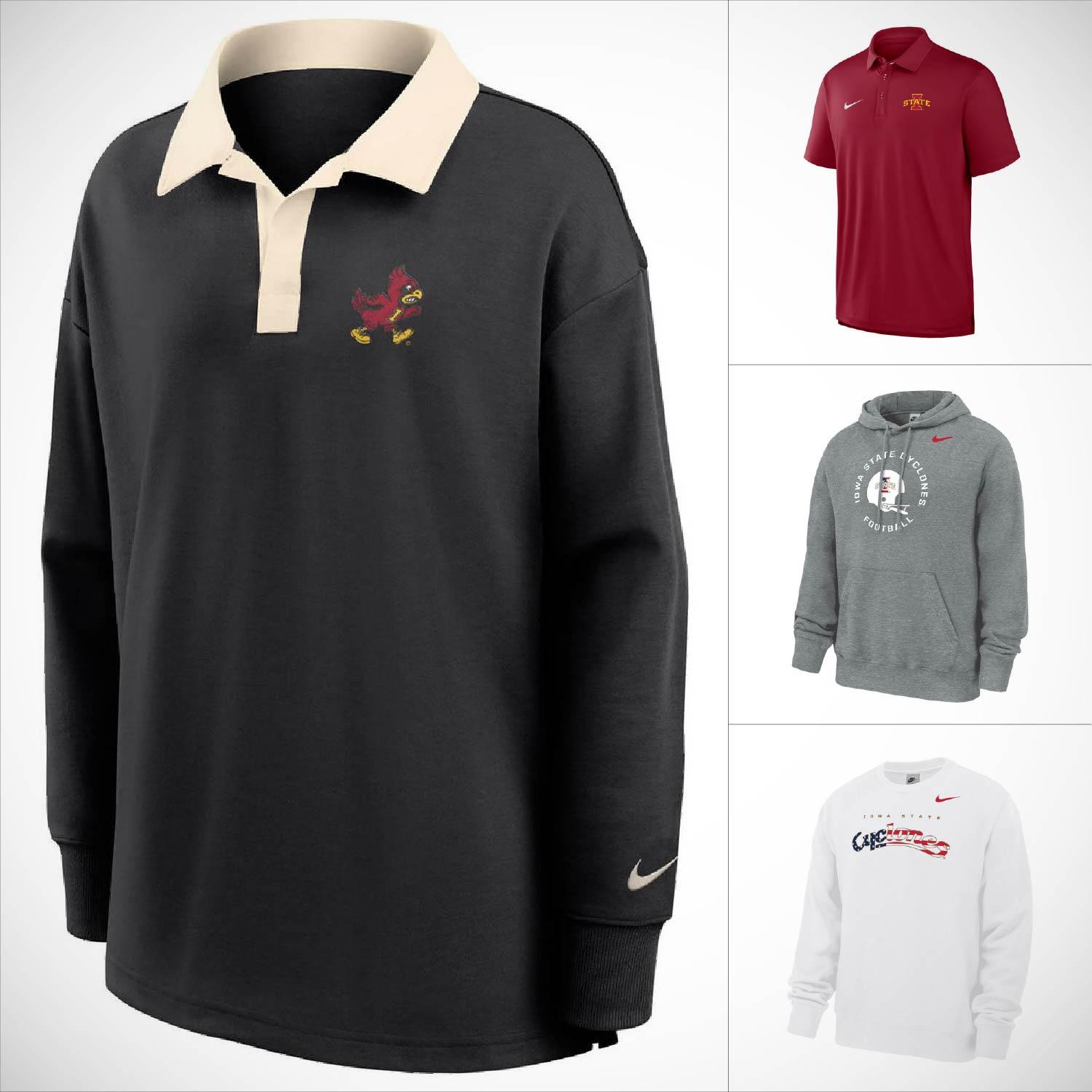 A collage of Nike products available for pre-order